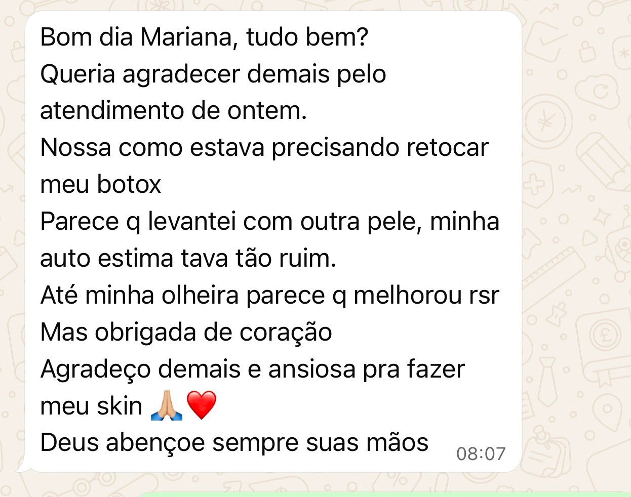 Depoimento de cliente